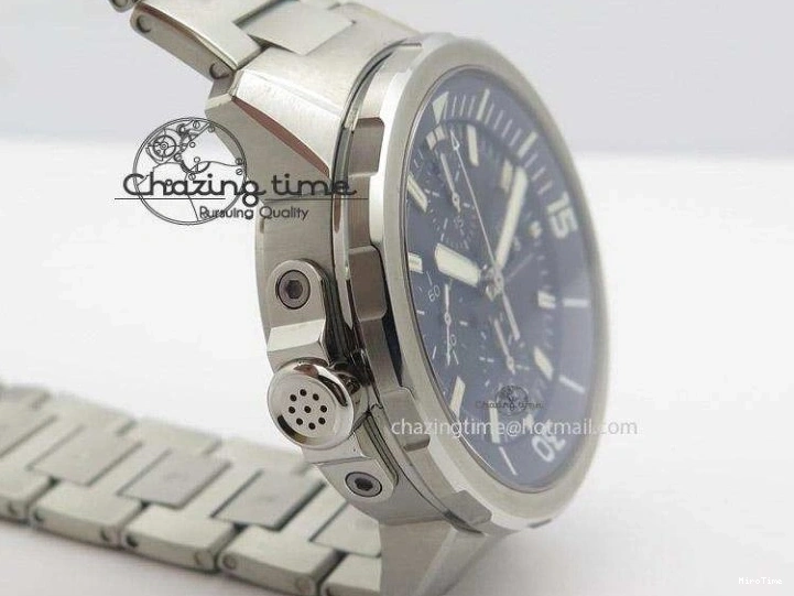 MIROTIME 0314 Classic Aquatimer Chrono IW376803 V6F 1:1 Best Edition Black Dial On SS Bracelet A 7361